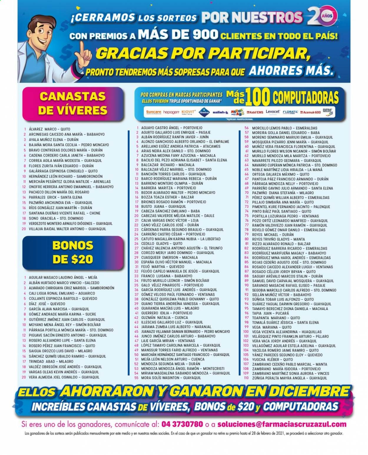 Catálogo Farmacias Cruz Azul - 1.2.2021 - 28.2.2021.