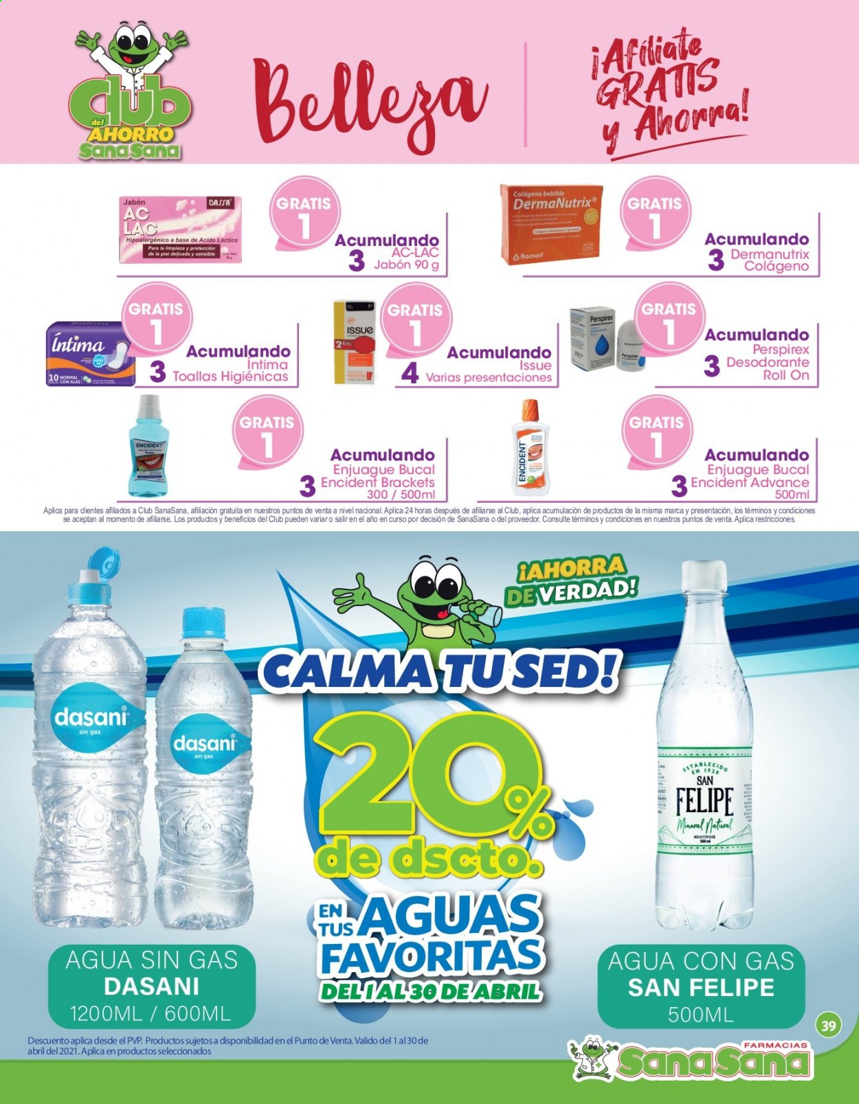 Catálogo Farmacias SanaSana - 1.4.2021 - 30.4.2021.