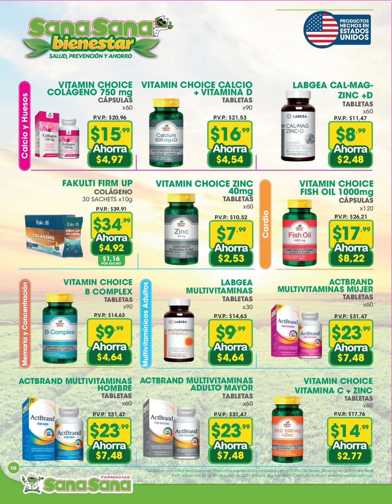 Catálogo Farmacias SanaSana - 1.6.2021 - 30.6.2021.