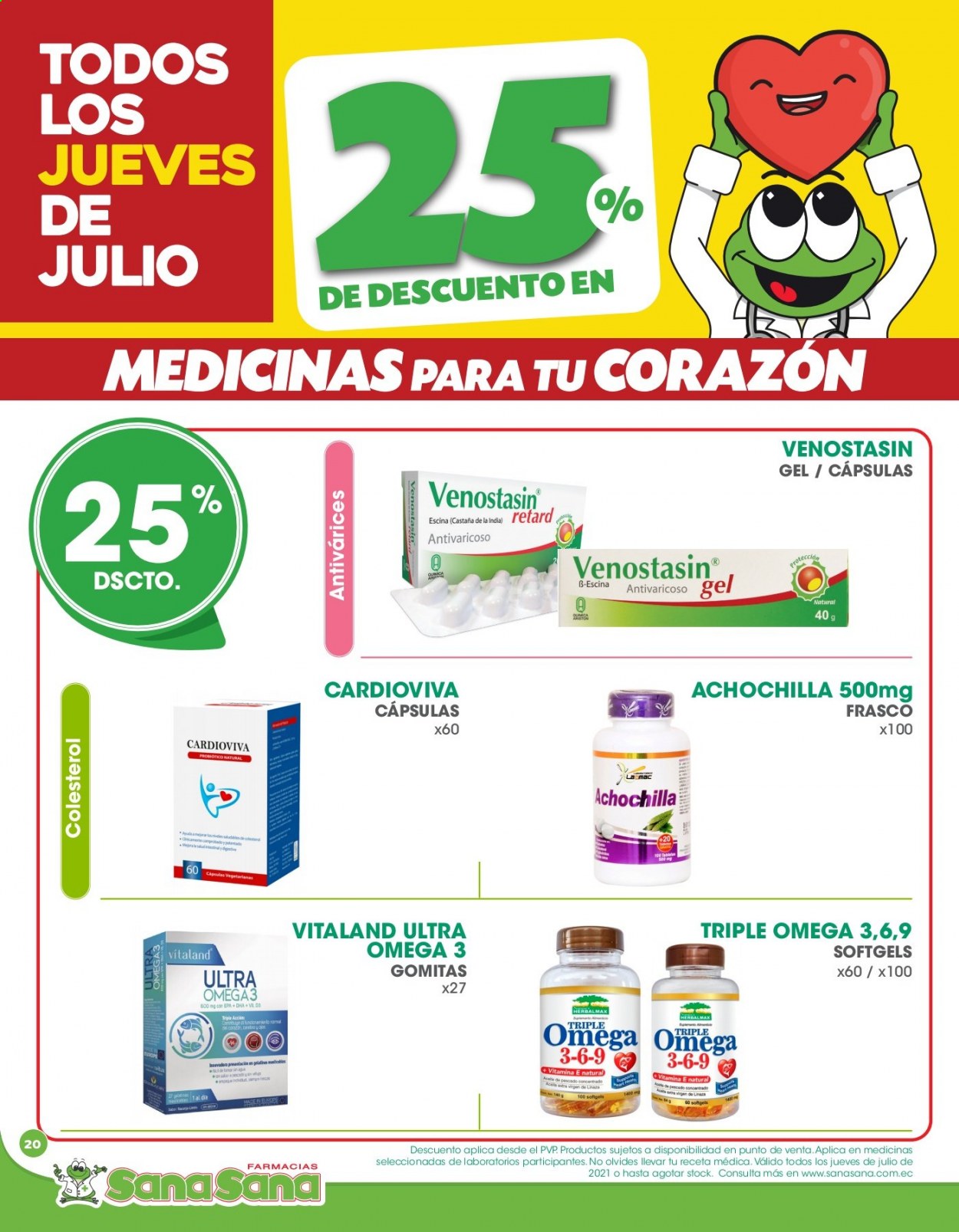 Catálogo Farmacias SanaSana - 1.7.2021 - 31.7.2021.