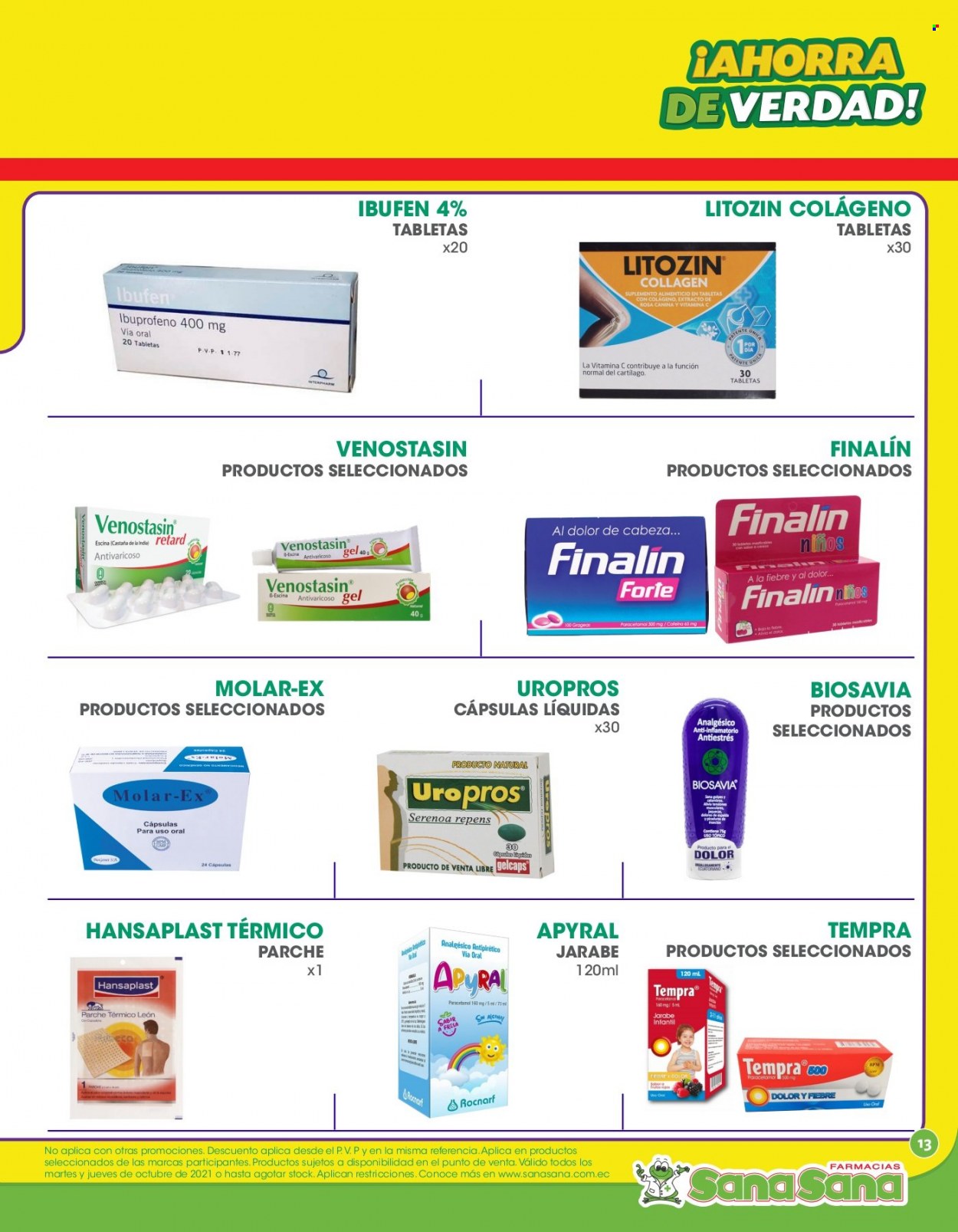 Catálogo Farmacias SanaSana - 1.10.2021 - 31.10.2021.