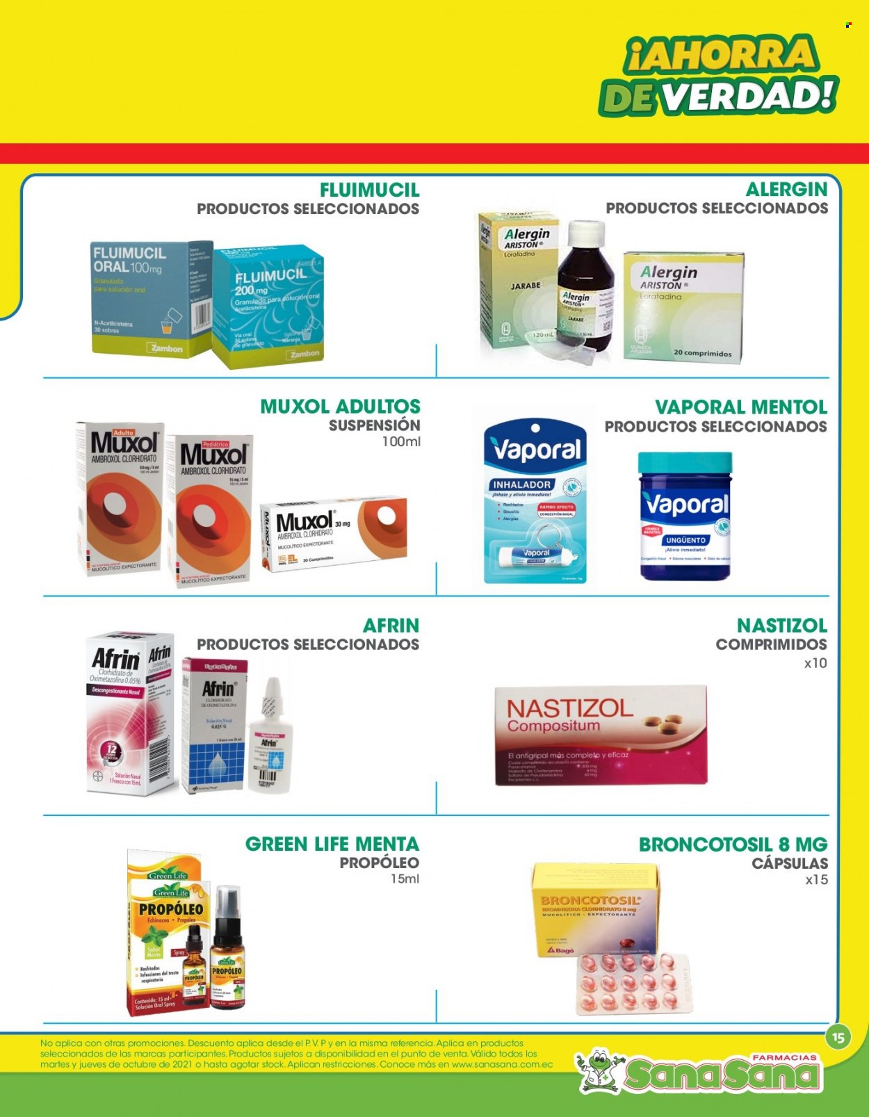 Catálogo Farmacias SanaSana - 1.10.2021 - 31.10.2021.