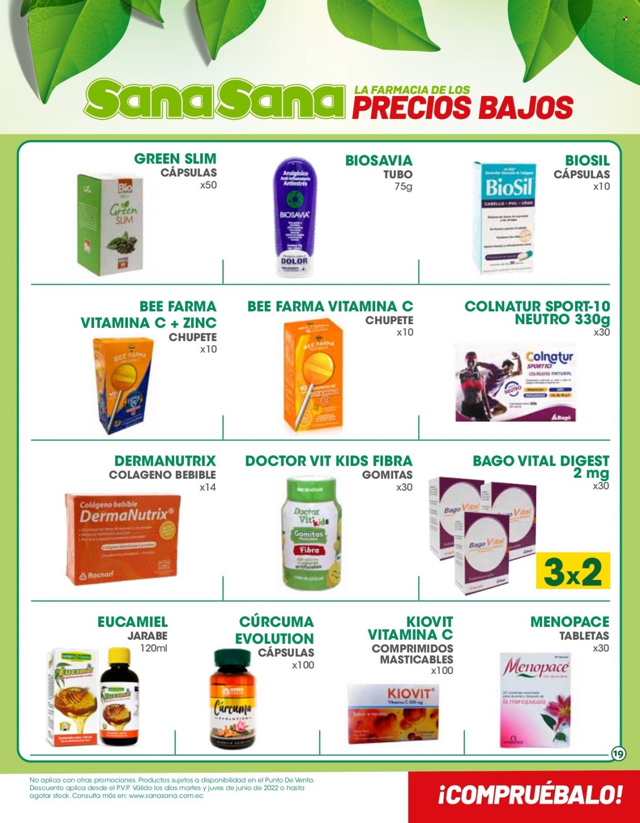 Catálogo Farmacias SanaSana - 1.6.2022 - 30.6.2022.