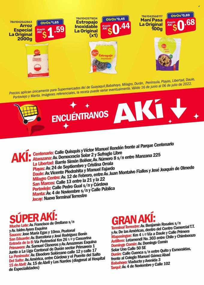 Catálogo Akí - 16.6.2022 - 6.7.2022.