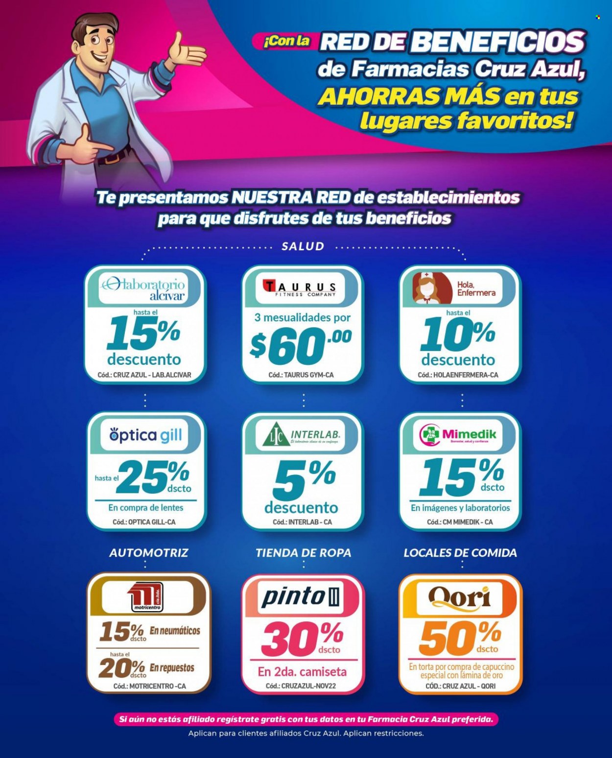 Catálogo Farmacias Cruz Azul - 2.11.2022 - 30.11.2022.