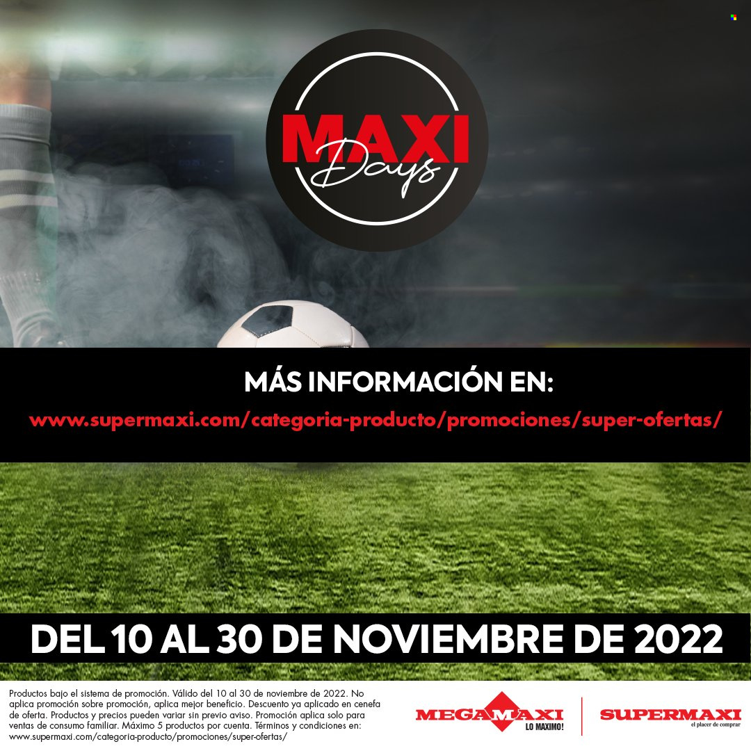 Catálogo Supermaxi - 10.11.2022 - 30.11.2022.