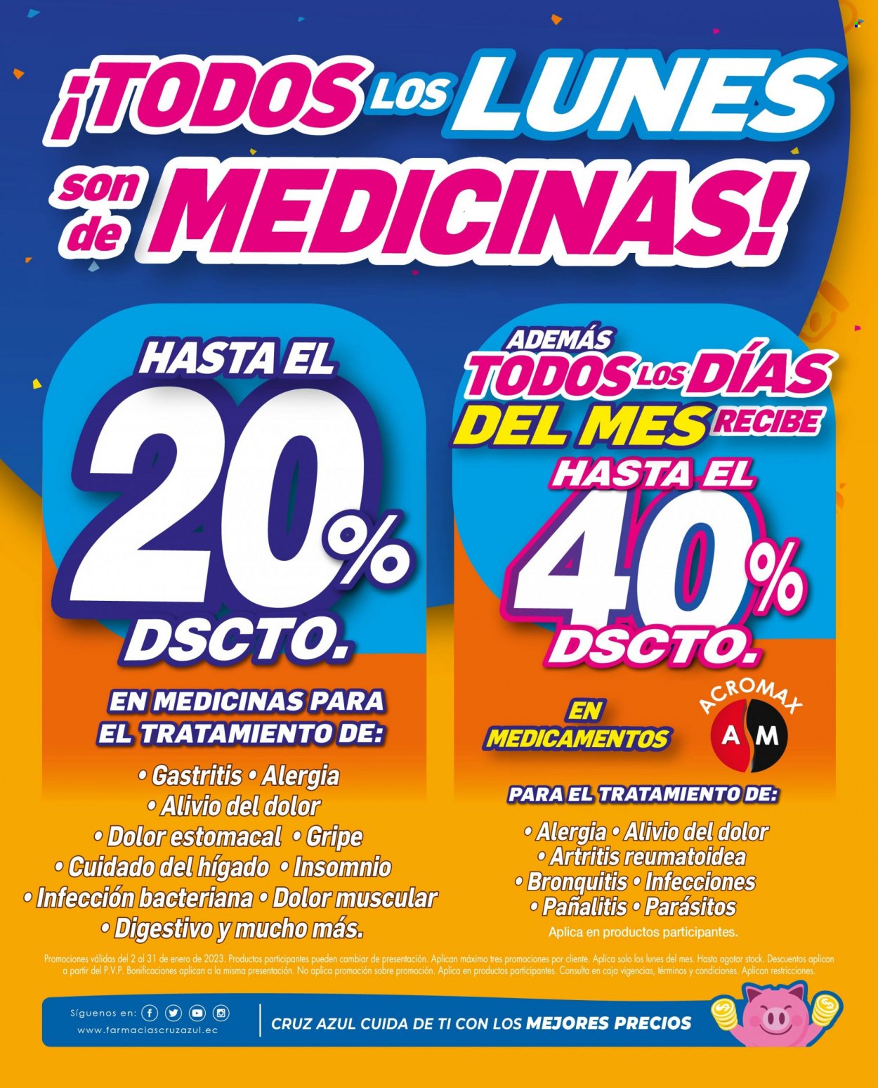 Catálogo Farmacias Cruz Azul - 1.1.2023 - 31.1.2023.