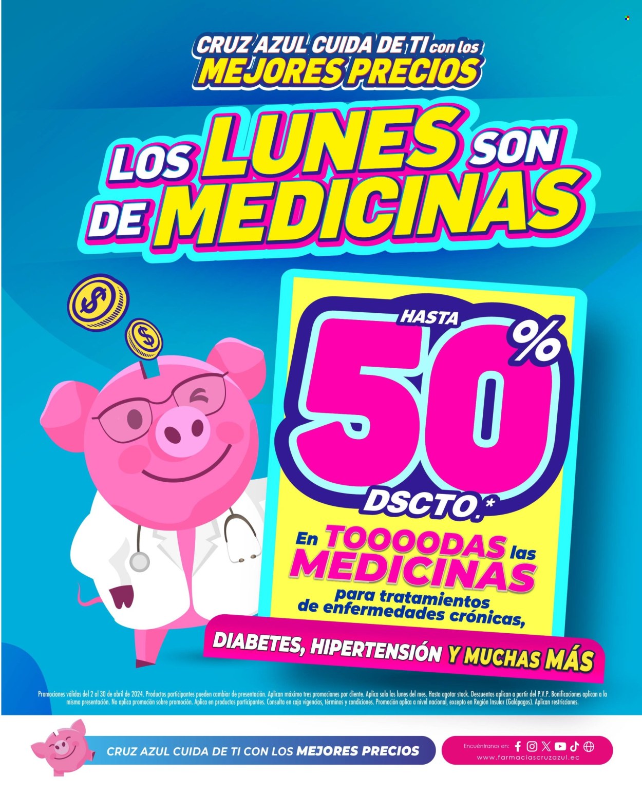 Catálogo Farmacias Cruz Azul - 1.4.2024 - 30.4.2024.